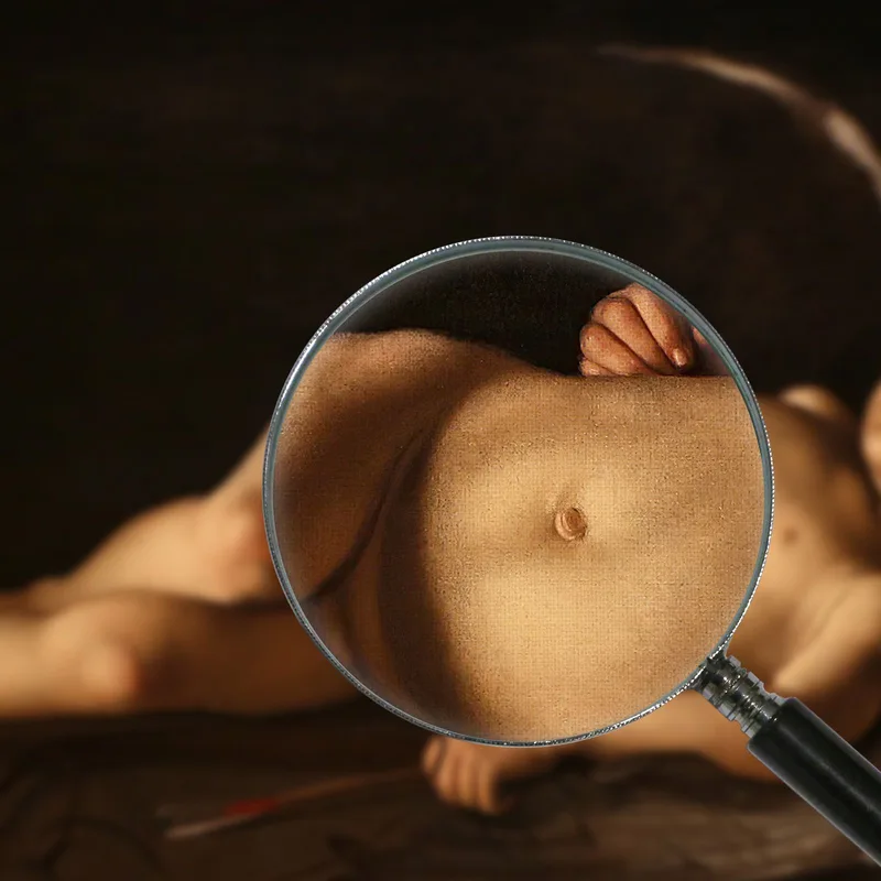 Sleeping Cupid Caravaggio