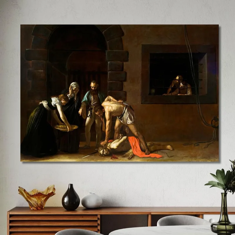 La Décapitation De Saint Jean-Baptiste Caravaggio