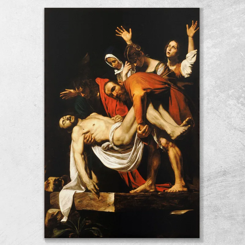 La Mise Au Tombeau Du Christ Caravaggio