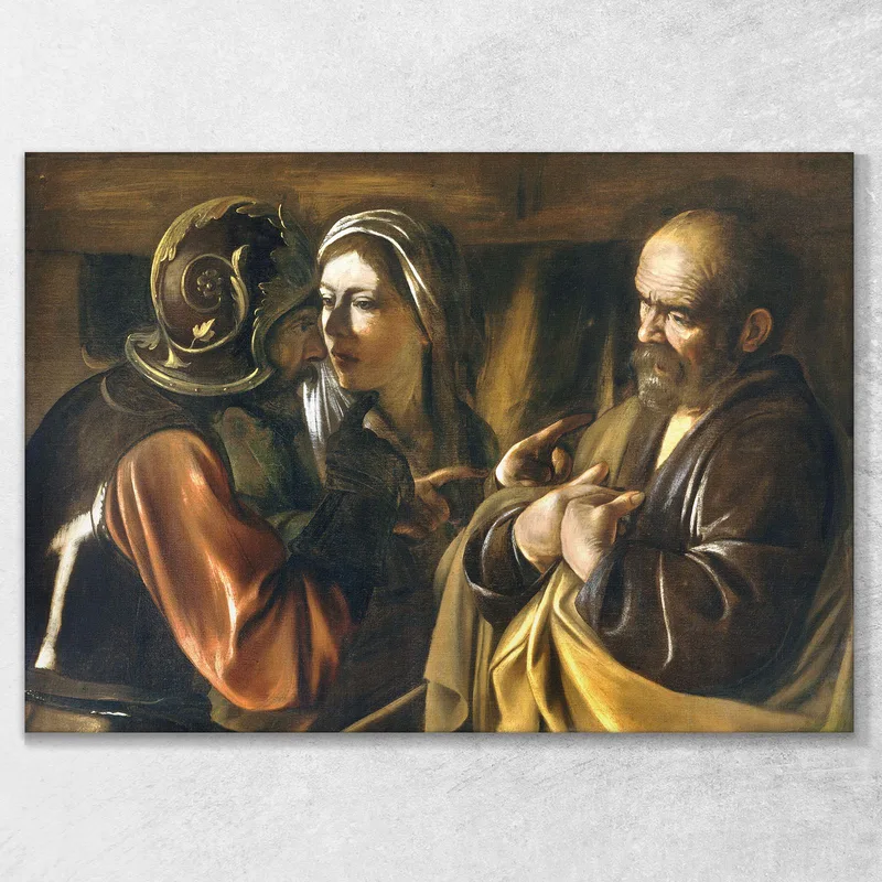 The Denial Of Saint Peter Caravaggio