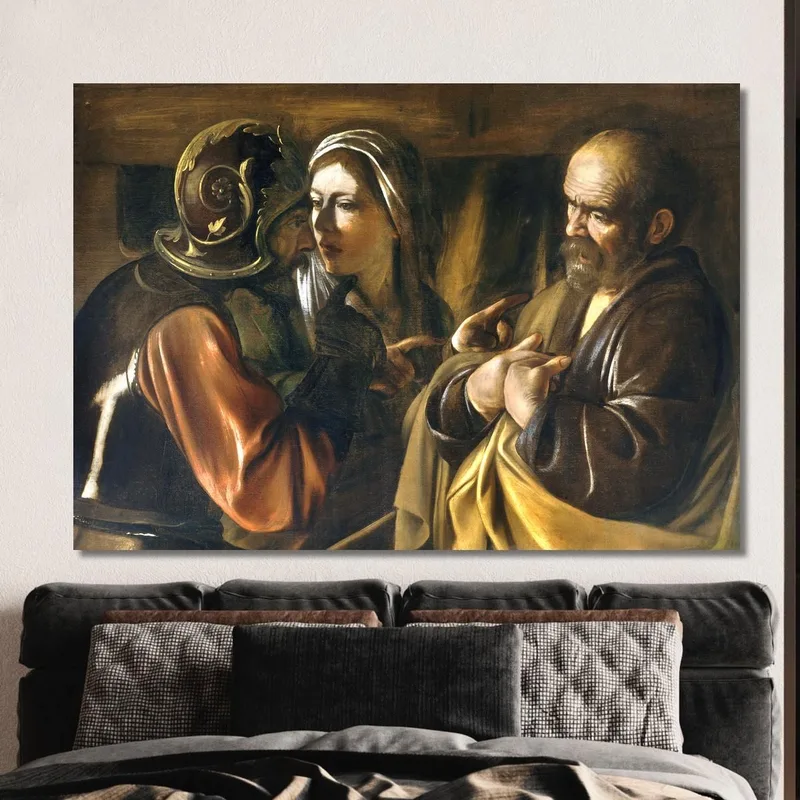 The Denial Of Saint Peter Caravaggio