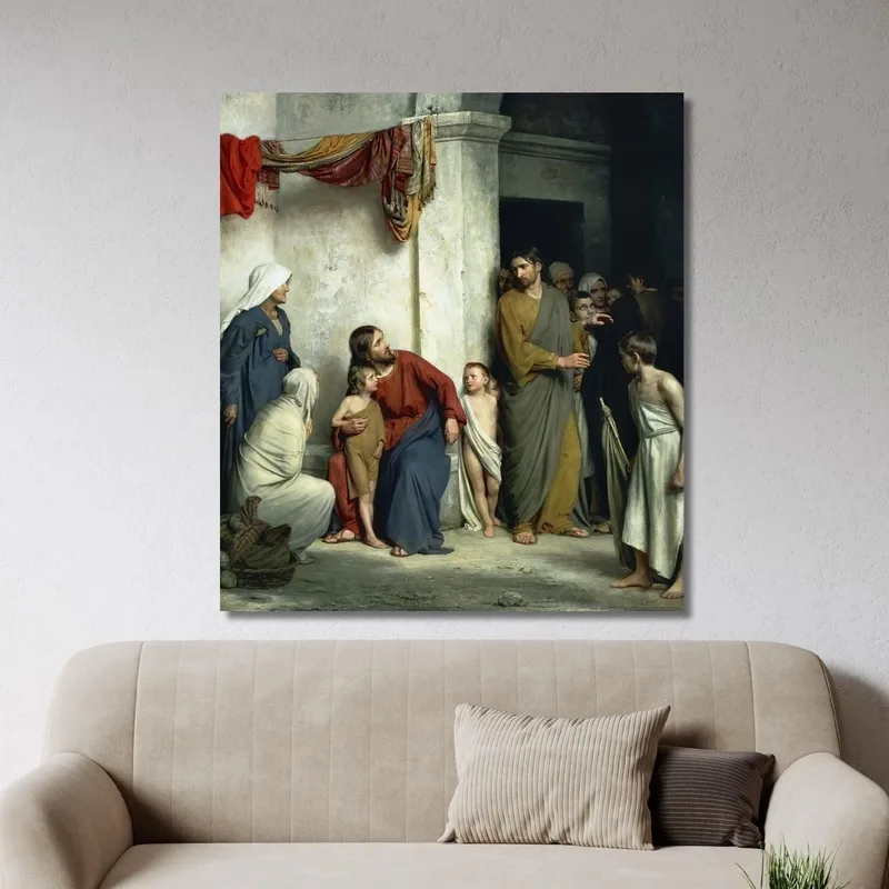 Cristo Y Los Niños Carl Bloch