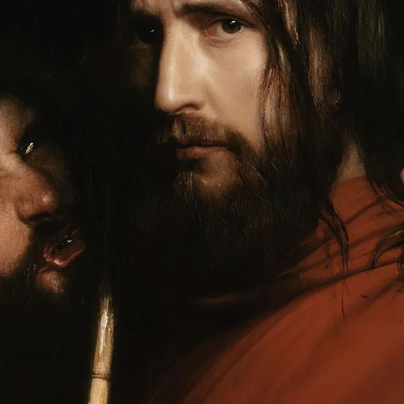 Christus Mit Spöttischem Soldaten Carl Bloch