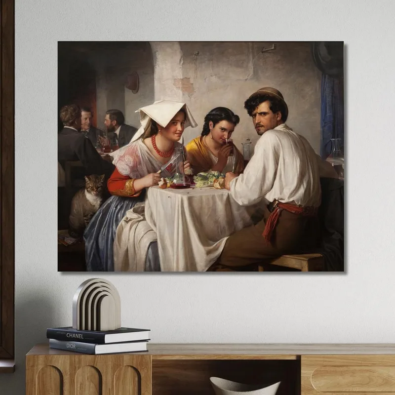 In Einer Römischen Osteria Carl Bloch