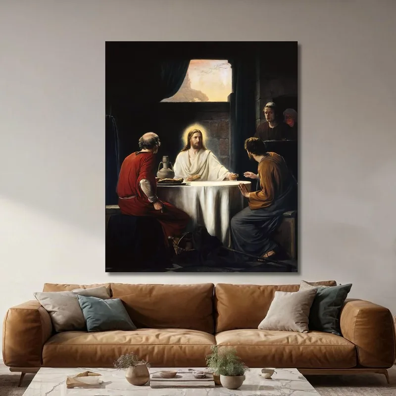 Supper At Emaus Carl Bloch