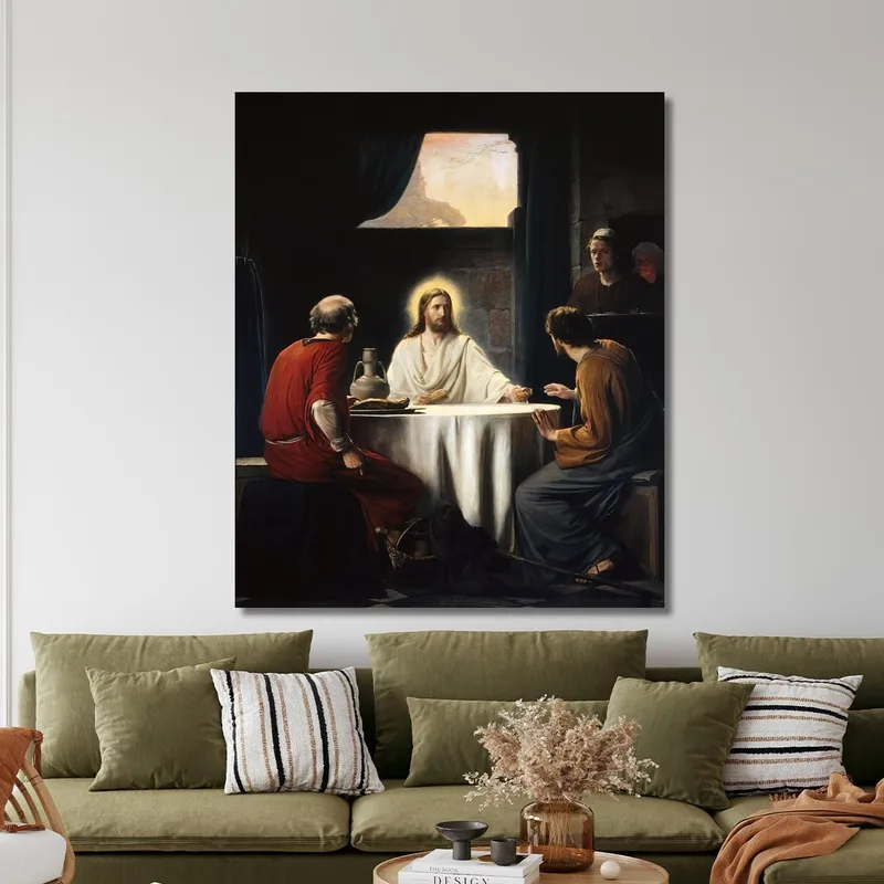 Supper At Emaus Carl Bloch