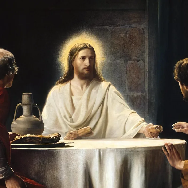 Supper At Emaus Carl Bloch