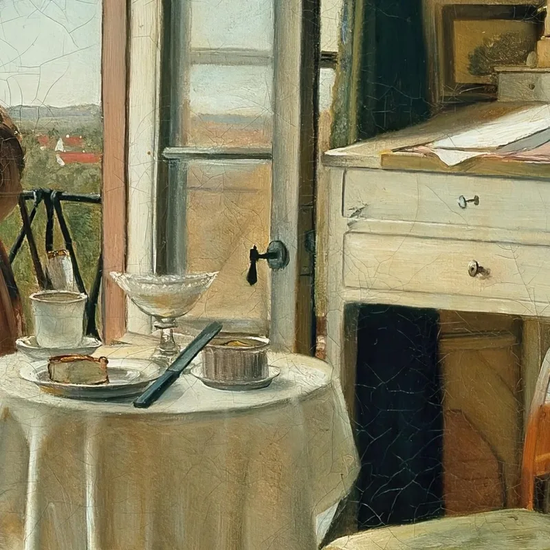 The Actor Kristian Mantzius In His Study Carl Bloch