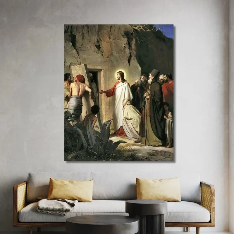 La Resurrección De Lázaro Carl Bloch
