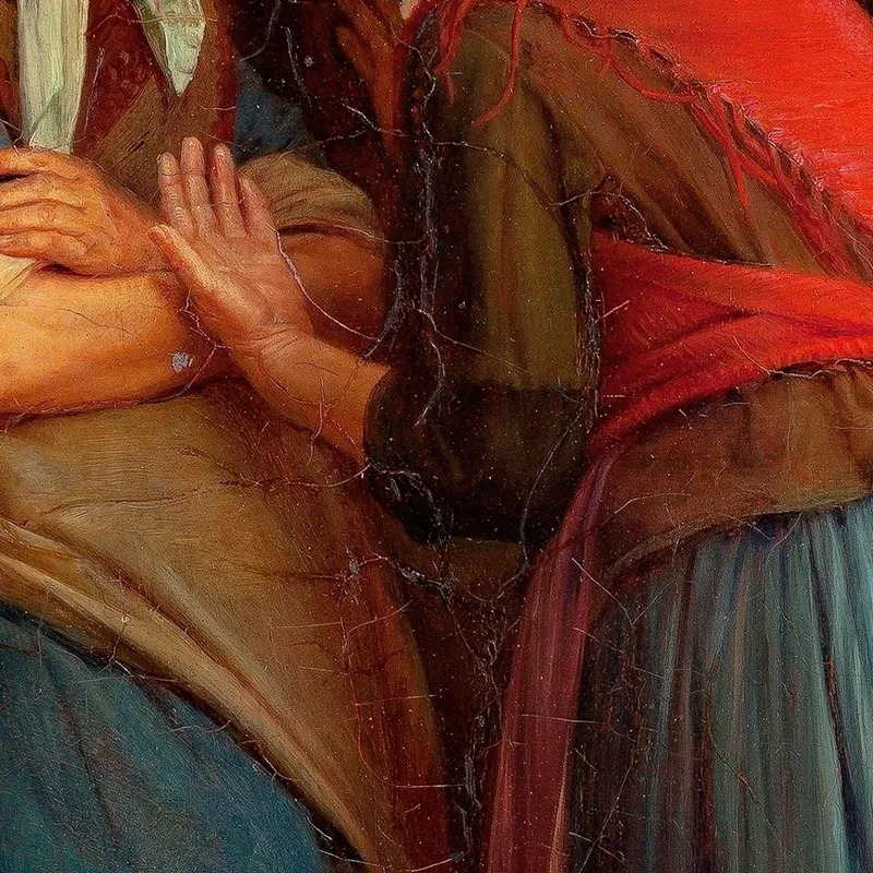 Zwei Frauen Im Gespräch Carl Bloch