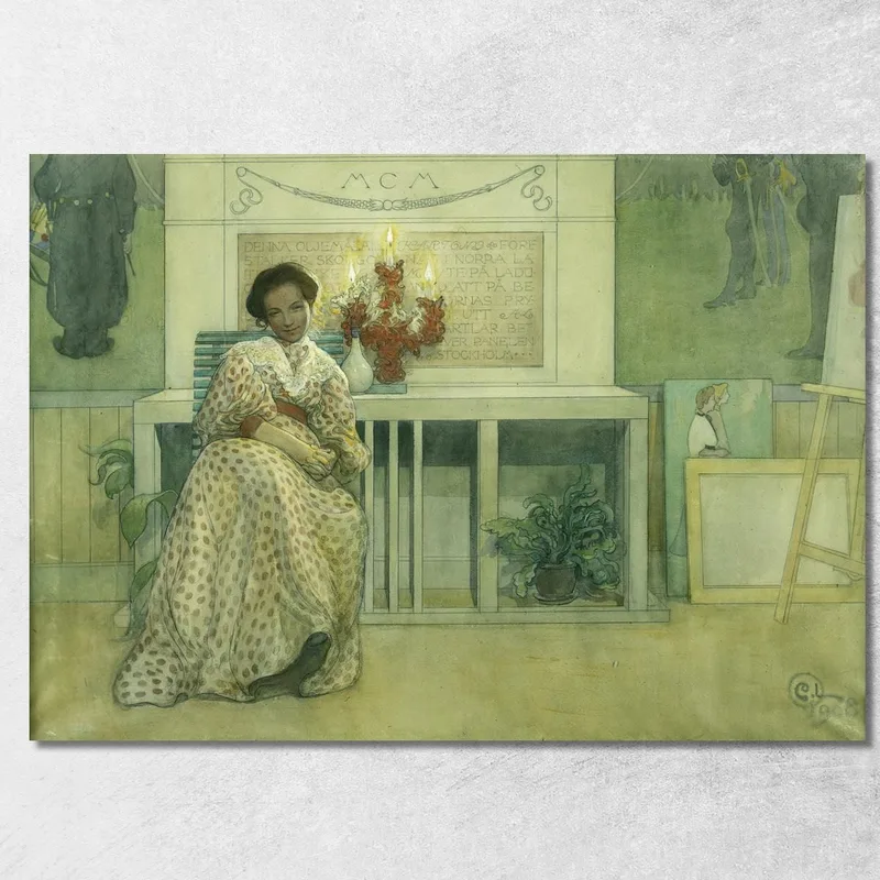 Dopo Il Ballo Carl Larsson quadro stampa su tela