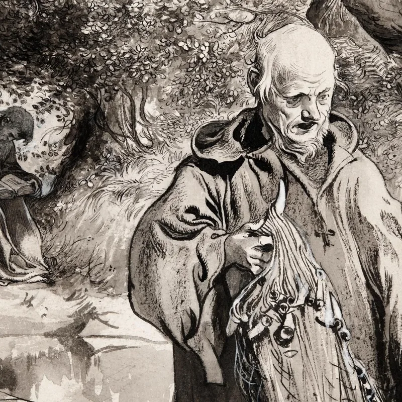 Ilustración Para Singoalla: El Viento Es Mi Amante De Viktor Rydberg 10 Carl Larsson