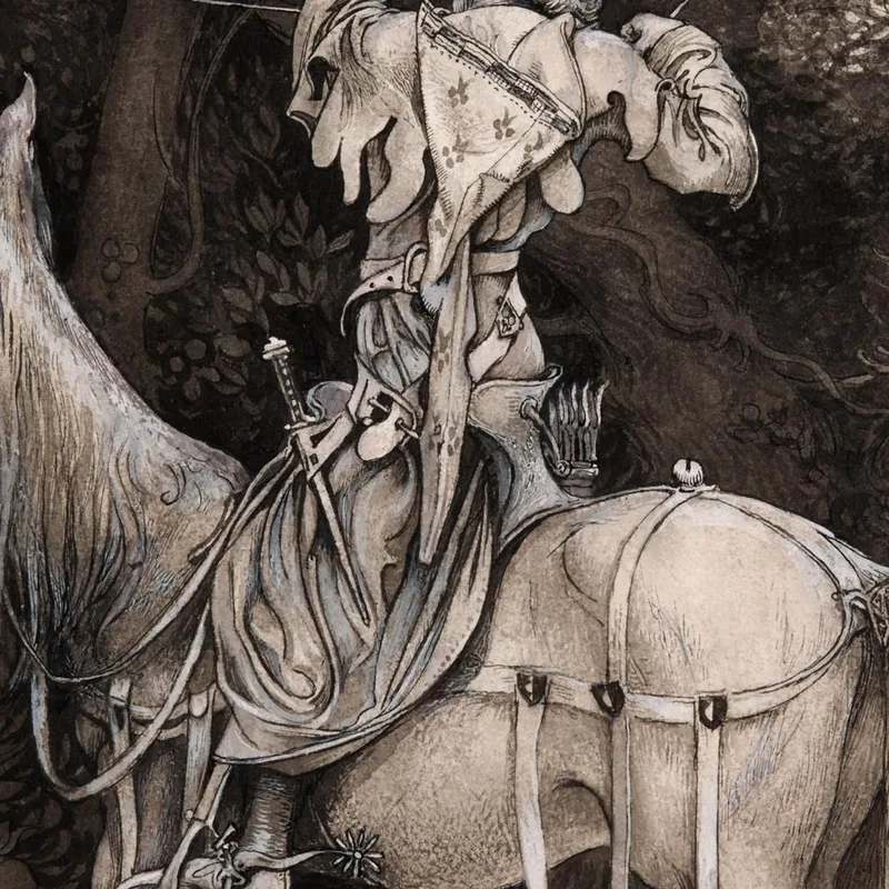 Ilustración Para Singoalla: El Viento Es Mi Amante De Viktor Rydberg 5 Carl Larsson