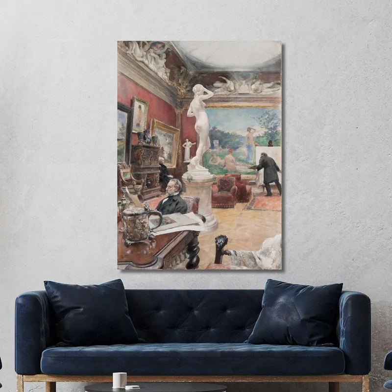 Intérieur De La Galerie Furstenberg Carl Larsson