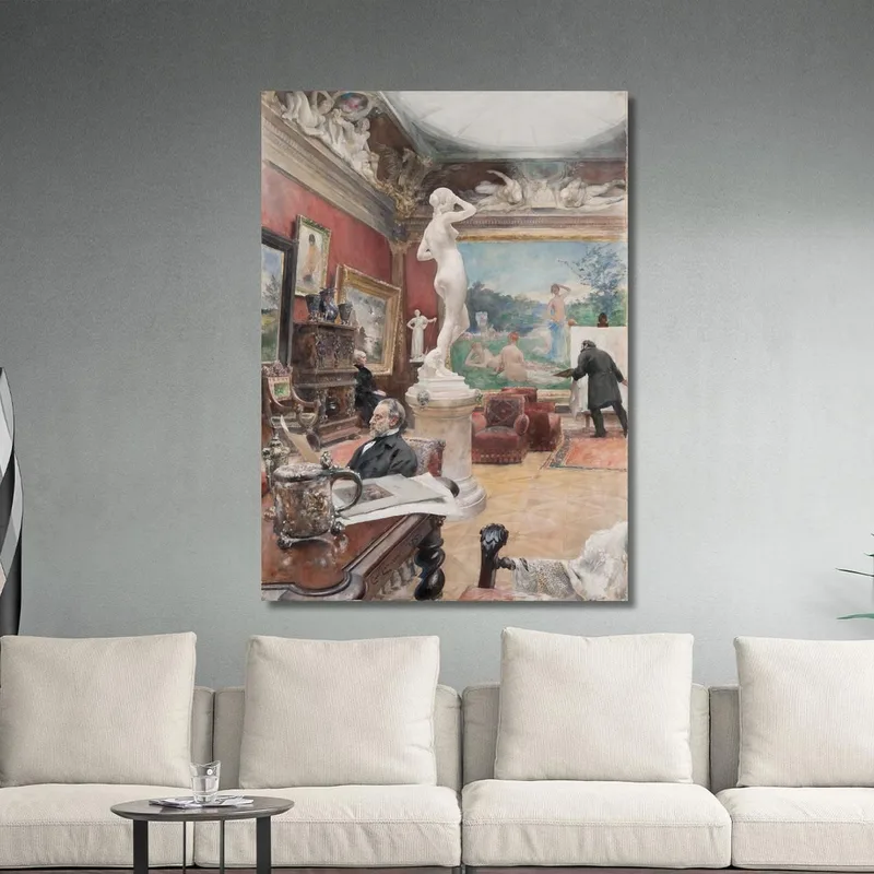 Intérieur De La Galerie Furstenberg Carl Larsson