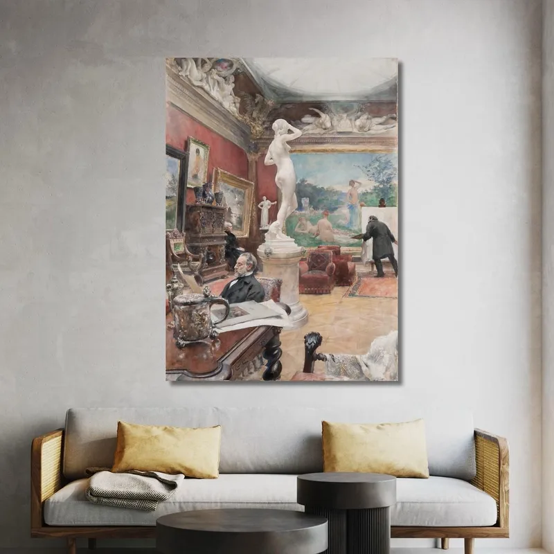 Intérieur De La Galerie Furstenberg Carl Larsson