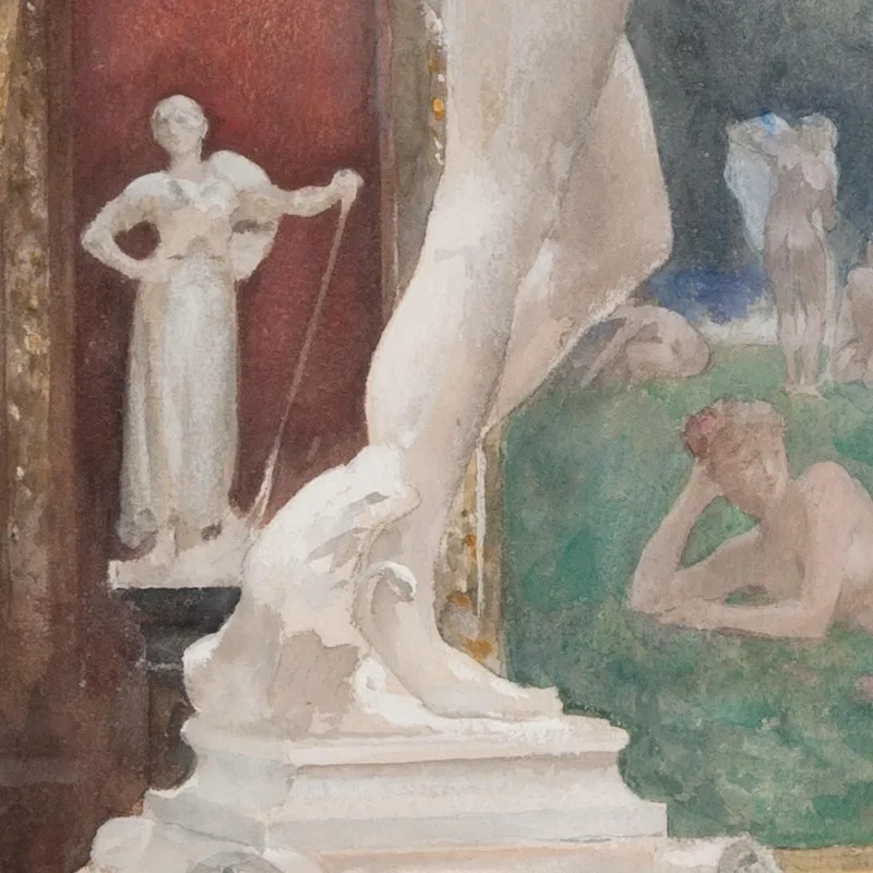 Intérieur De La Galerie Furstenberg Carl Larsson