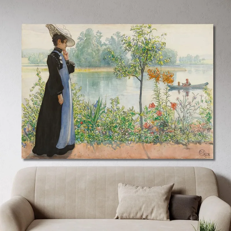 Karin Am Ufer Carl Larsson