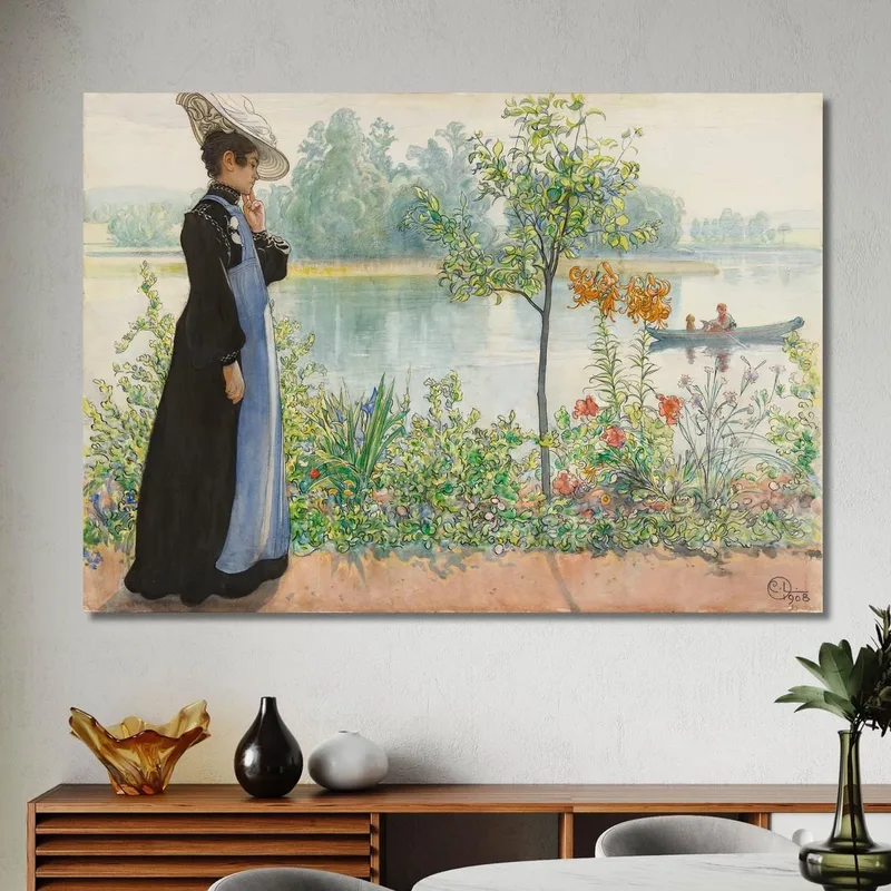Karin Am Ufer Carl Larsson