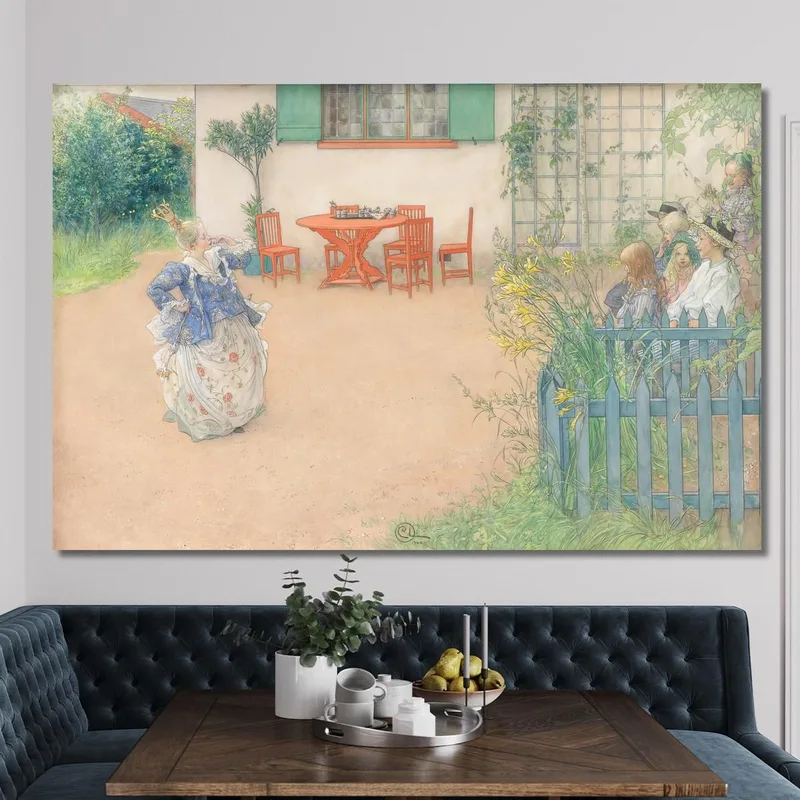 Lisbeth Als Die Böse Prinzessin Im Märchen Fågel Blå Von P.D.A. Atterbom Carl Larsson