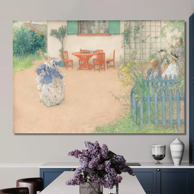 Lisbeth Als Die Böse Prinzessin Im Märchen Fågel Blå Von P.D.A. Atterbom Carl Larsson