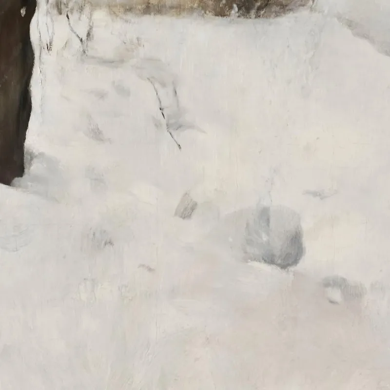Pintor Al Aire Libre. Motivo Invernal De Åsögatan 145 Estocolmo Carl Larsson