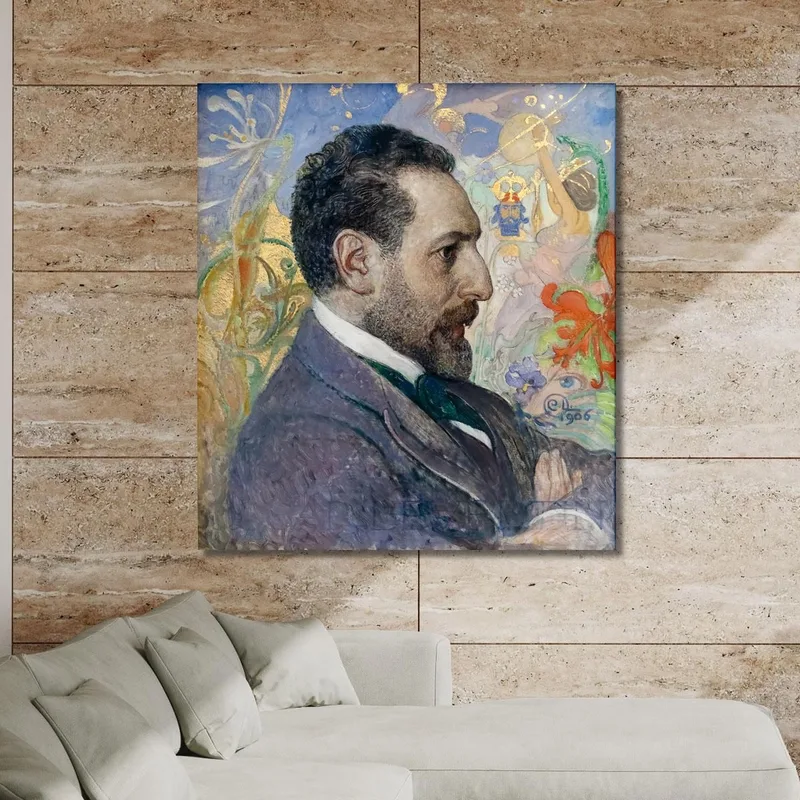 Portrait D'Oscar Levertin Carl Larsson