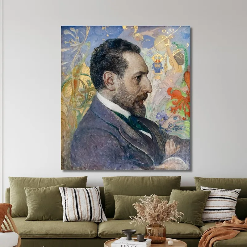 Portrait D'Oscar Levertin Carl Larsson