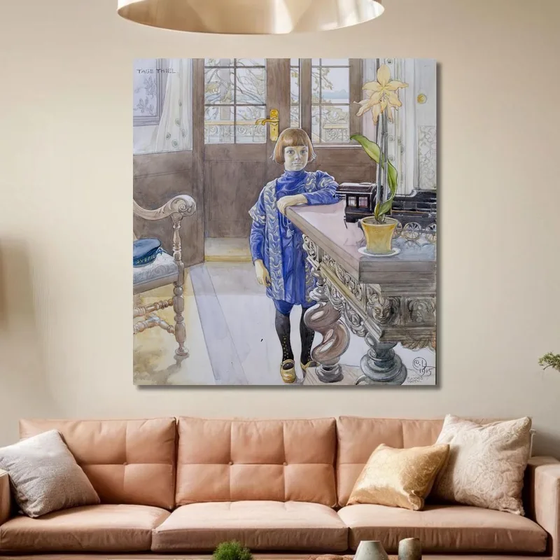 Porträt Von Tage Thiel Carl Larsson