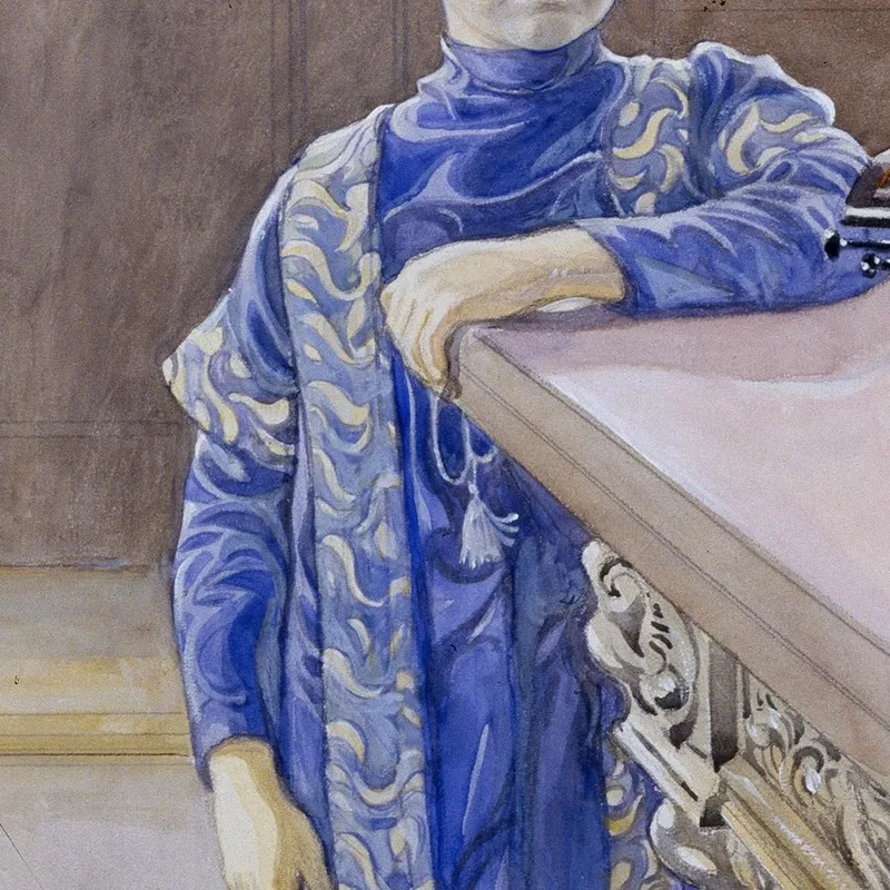 Porträt Von Tage Thiel Carl Larsson