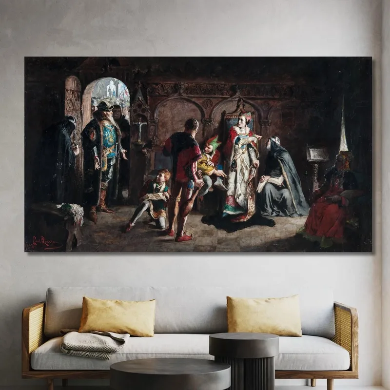 Sten Sture El Viejo Libera A La Reina Danesa Cristina Del Monasterio De Vadstena Carl Larsson