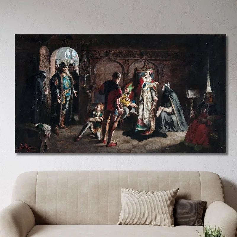 Sten Sture El Viejo Libera A La Reina Danesa Cristina Del Monasterio De Vadstena Carl Larsson
