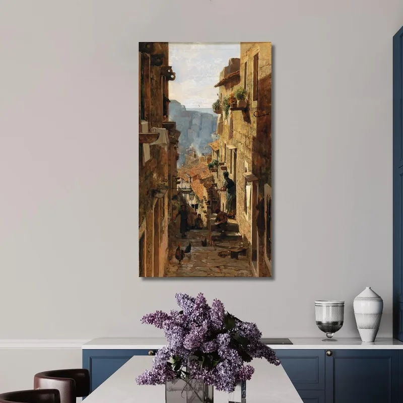 Une Rue À Raguse Carl Moll