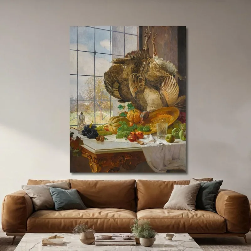 Bodegón De Otoño En El Estudio Del Artista Carl Moll