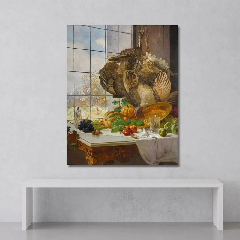Bodegón De Otoño En El Estudio Del Artista Carl Moll