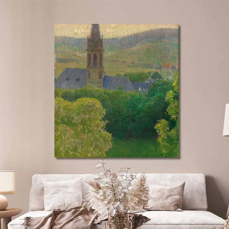 Vue Sur L'Église Paroissiale De Heiligenstadt St. Michael Carl Moll
