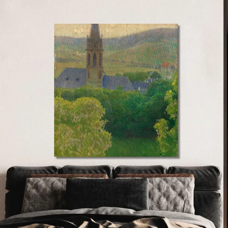 Vue Sur L'Église Paroissiale De Heiligenstadt St. Michael Carl Moll
