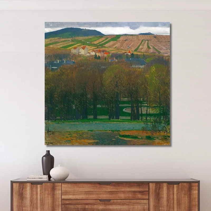 View From Heiligenstadt To Nußberg Carl Moll