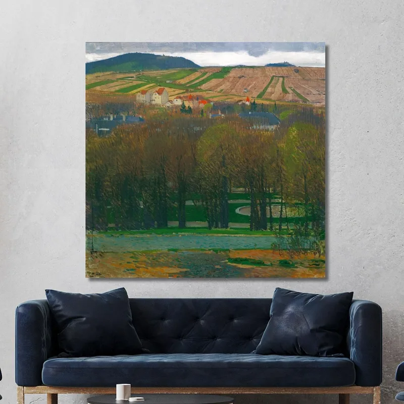 View From Heiligenstadt To Nußberg Carl Moll