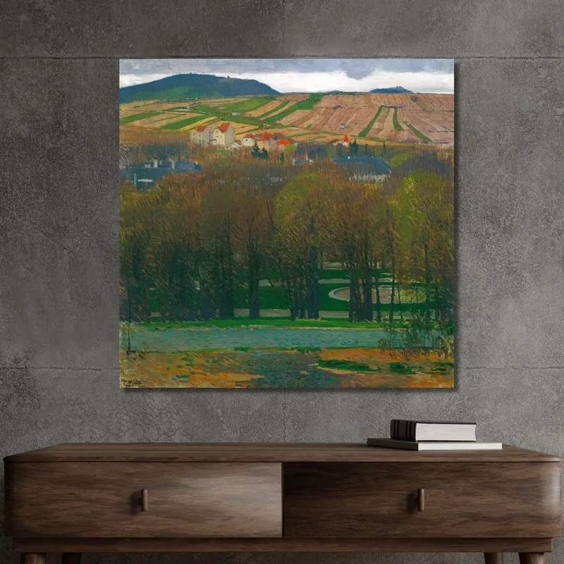 View From Heiligenstadt To Nußberg Carl Moll