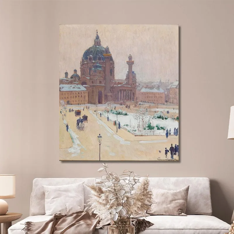 Église Saint-Charles En Hiver Carl Moll