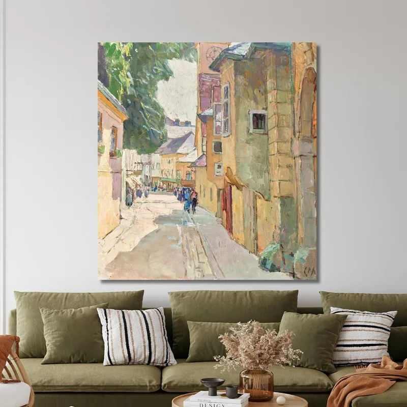 Dr. Seipel Street In Mödling Carl Moll