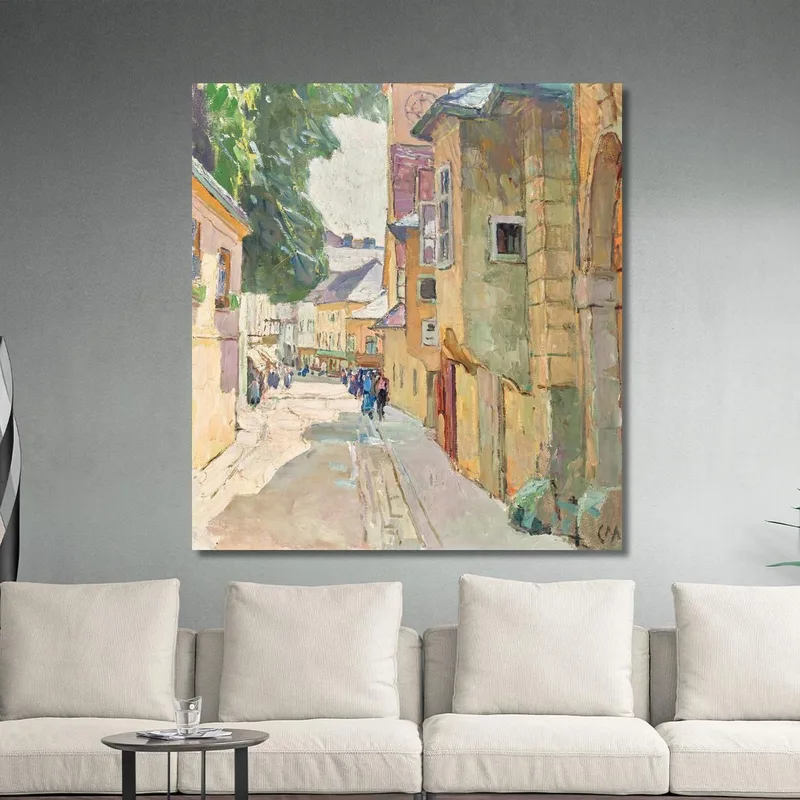 Dr. Seipel Street In Mödling Carl Moll