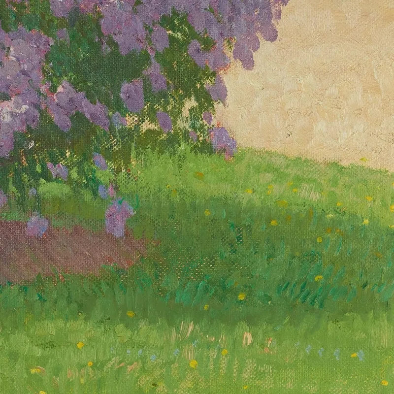 Heldenplatz With Lilacs Carl Moll
