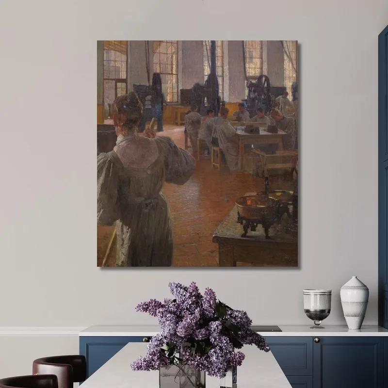 In The Coffee Substitute Factory Carl Moll