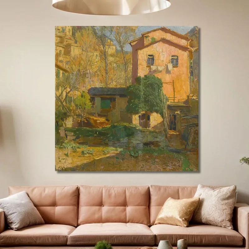 Paysage De La Riviera Ligure Italie Carl Moll
