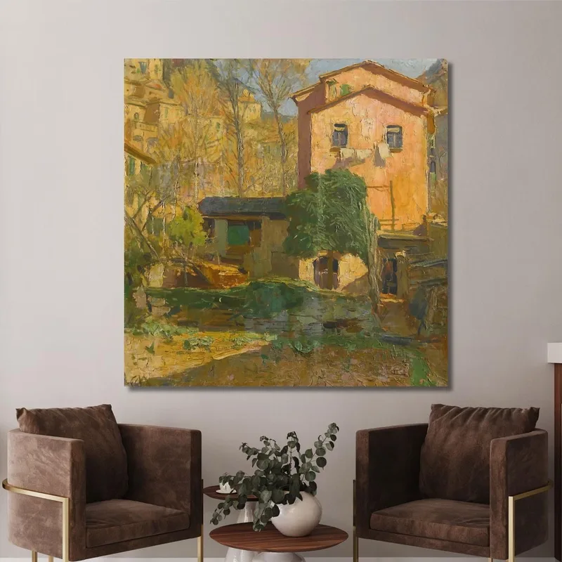 Paysage De La Riviera Ligure Italie Carl Moll