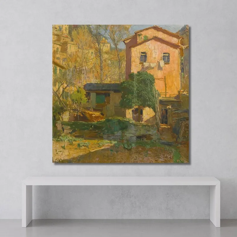 Paysage De La Riviera Ligure Italie Carl Moll
