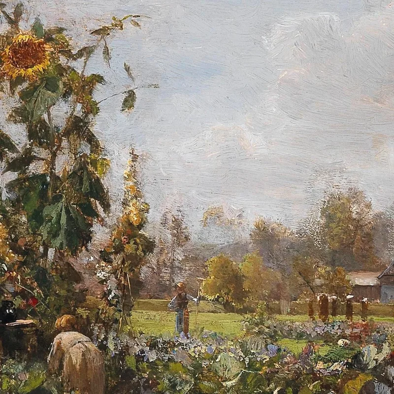 Rustic Garden Carl Moll