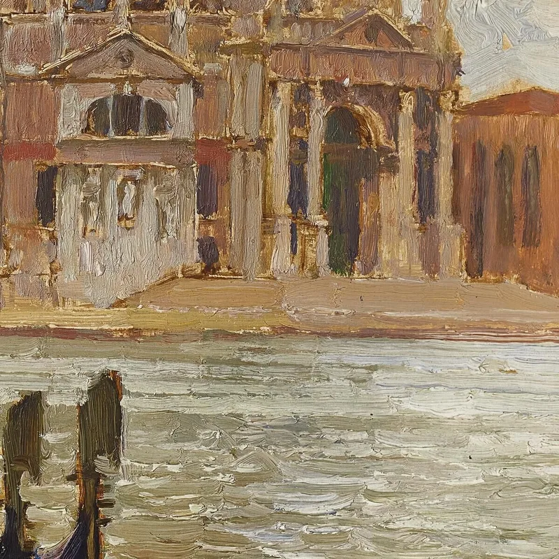 Santa Maria Della Salute Vue De L'Autre Côté Du Grand Canal Carl Moll